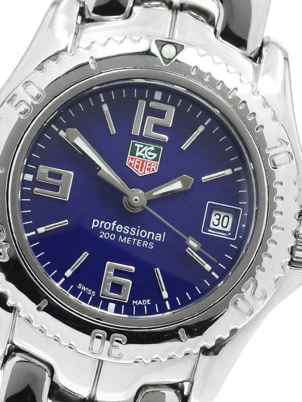 TAG HEUER Professional 200 WT1415 Date blue Dial Quartz Ladies Watch_945122